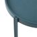 2  Mesa de Apoio Redonda Enjoy Rivatti 50 cm -Largura- Tampo em Polipropileno Azul e Base em Aco Azul